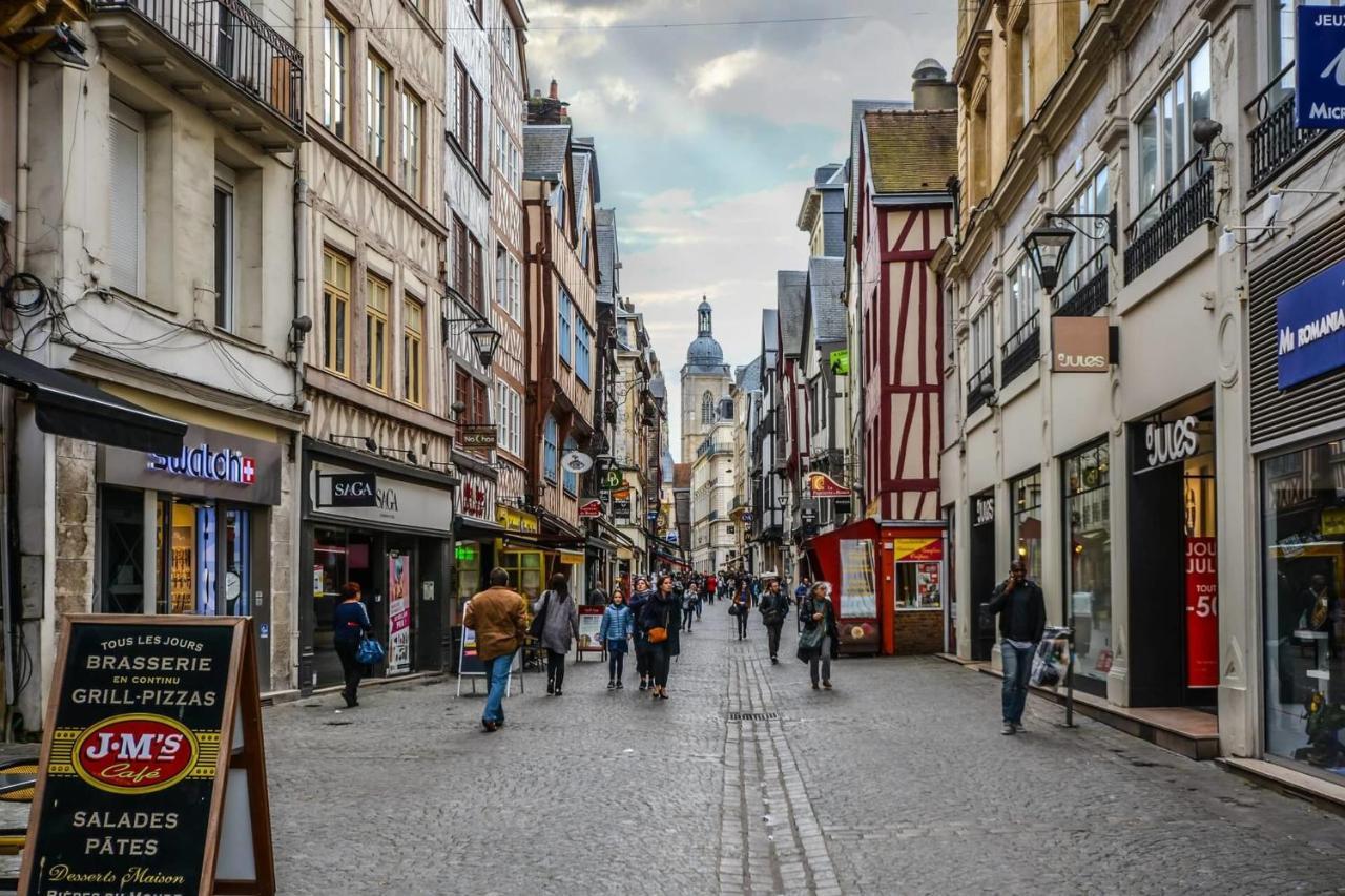 Ancien Hotel Particulier - Pl Du Vieux Marche 4 Pers Rouen Dış mekan fotoğraf